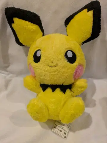 인형뽑기 경품 메챠모후굿토 포근하고 힐링되는 봉제인형 ~피츄~ 택 포함