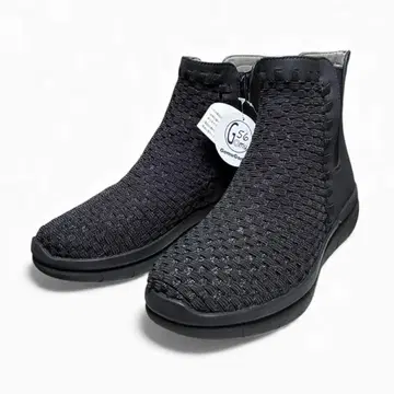 Gomu56 숏부츠 사이드 지퍼 BLK