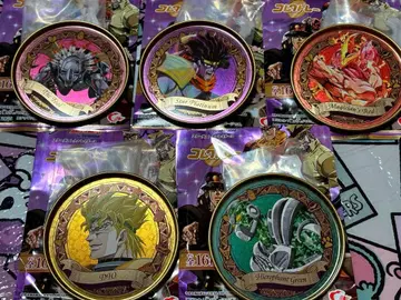 죠죠의 기묘한 모험 콜렉트레이 장식 가능한 받침대 포함 5종 세트