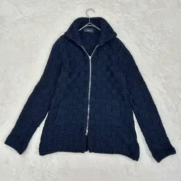 ZANONE 니트 가디건/집업 레귤러 카라 바스켓 짜임