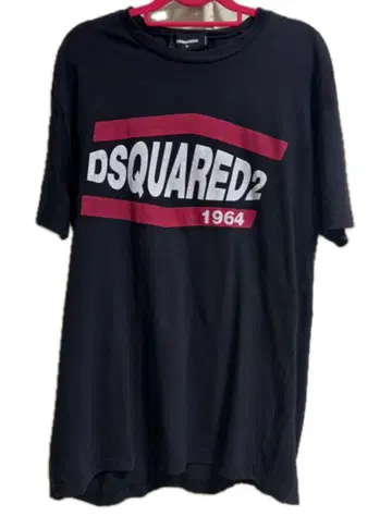디스퀘어드2 로고 반팔 티셔츠 블랙 XL DSQUARED2