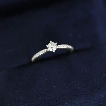 12호 실버 925 모이사나이트 반지