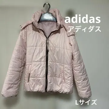 adidas 아디다스 후드 부착 점퍼 파스텔 핑크