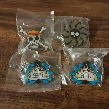원피스 핀 배지 컬렉션 가챠 BASE샵 4개 세트
