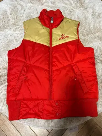 아디다스 오리지널스 퀼팅 다운 베스트 y2k 트레포일