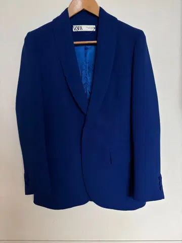 ZARA 수트 자켓 팬츠 세트 블루