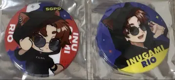 새상품 스트그라 SGPD 경찰 Buddy 캔뱃지 이누가미 리오