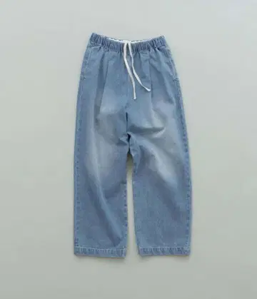 kagure 페이드 데님 이지 팬츠 데님 팬츠