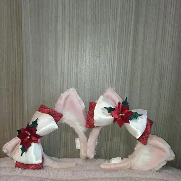 리나벨 머리띠 세트 크리스마스 디즈니씨
