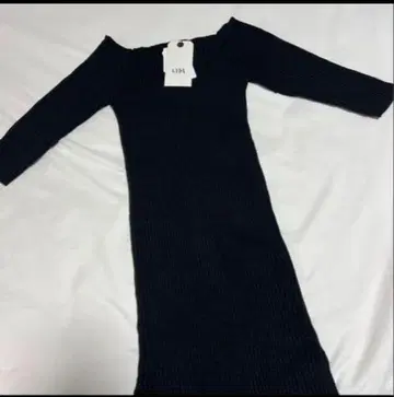 새상품 GYDA 리브 니트 블랙 원피스