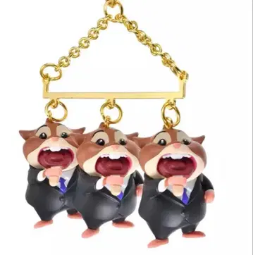 주토피아 레밍 비즈니스맨 키링