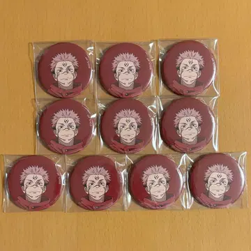 애니메이션 주술회전전 캔뱃지 양면 스쿠나 10점