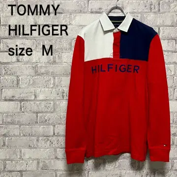 [ TOMMYHILFIGER ] 타미힐피거 긴팔 피케 셔츠 M 사이즈