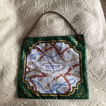PICONE 프린트 토트백 그린