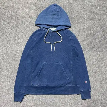 챔피언 리버스 위브 후드티 인디고 네이비