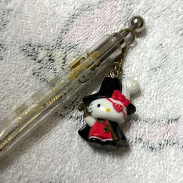 지역 한정 키티 파이리츠 오브 헬로키티 매듭 스트랩 샤프 펜슬