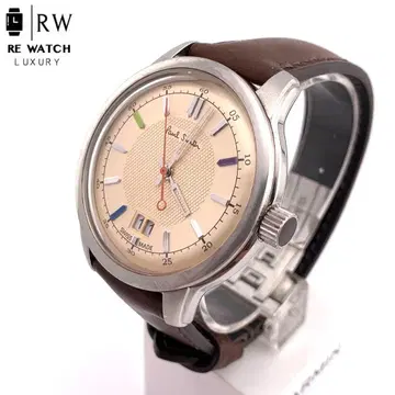 R542 폴 스미스 YA30 쿼츠 손목시계 베이지/브라운