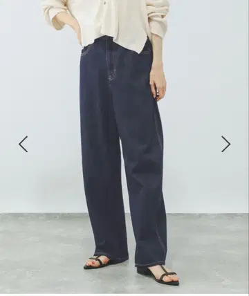 택 포함 새상품 GLOBAL WORK L 사이즈 굿 데님 배기 팬츠