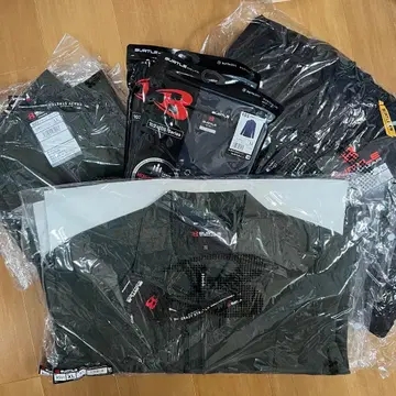 BURTLE 가벼운 작업 피케 셔츠 & 카고 팬츠 세트 LL 작업옷