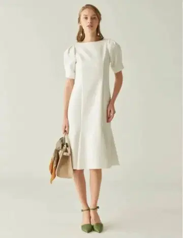 CELFORD 종아리 기장 머메이드 헴 원피스 사이즈 38