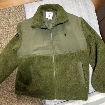 U.S. POLO ASSN. 플리스 자켓 L 올리브 그린