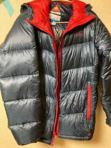 컬럼비아 다운 자켓 알루미늄 타입