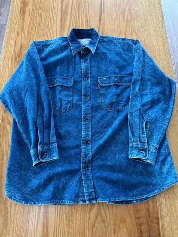 데님 셔츠 인디고 XL 정도 일본제