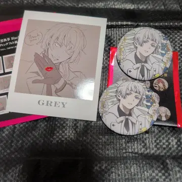 블랙 집사 그레이 캔뱃지 사진풍 카드