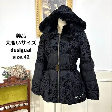 새상품급 빅 사이즈 desigual 엘레강스 충전솜 코트