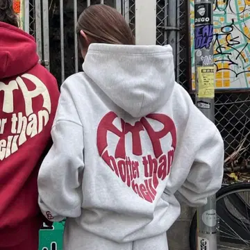 HTH heart logo hoodie 후디