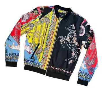 Desigual 데시구알 블루종 스카잔 호랑이 스카잔 사이즈 38