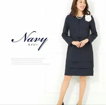 네이비 원피스 수트 자켓 포함