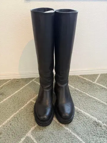 유나이티드 애로우즈 롱 플랫폼 부츠 블랙 사이즈 36 (23 cm)