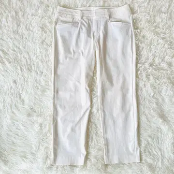 컨디션 최상 22 OCTOBRE 팬츠 슬랙스 빅 사이즈 40 화이트