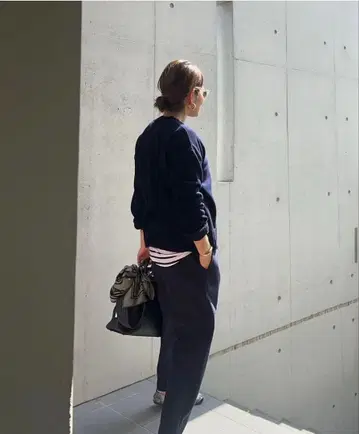 2025 AW Collection 푸와모치 팬츠 AW/네이비