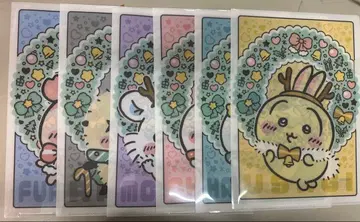 크리스마스 디자인 캐릭터 클리어 파일 6장 세트