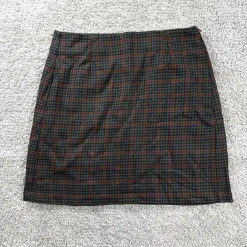 택 포함 GU 미니 스커트 체크 타이트 XL 카키 캐주얼 루즈핏