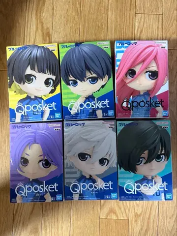 블루 록 큐포스켓 6체 세트 피규어