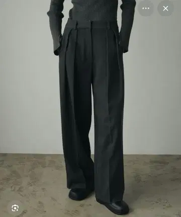 anuke Strech Twill Pants 블랙 38