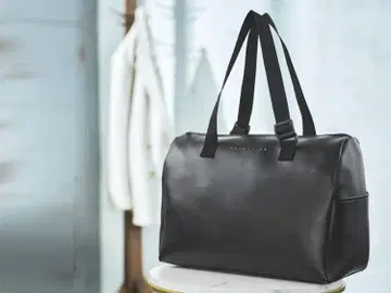 대용량 블랙 보스턴 백