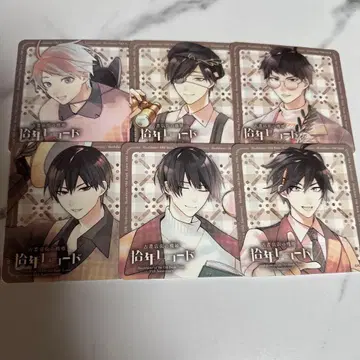 고서점 거리의 하시히메 십년 레코드 코스터 6종 전체 세트