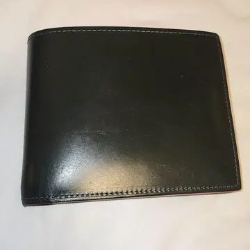 FESON 페손 브라이들 가죽 다크 그린 접이식 지갑 새상품급