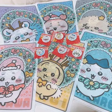 치이카와 (먼작귀) 세븐일레븐 파일 캔 거울 세트 미사용 새상품