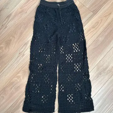 TODAYFUL 블랙 와이드 팬츠 38