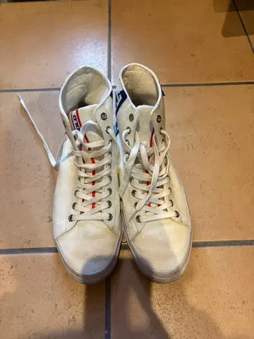 Polo Sport 화이트 하이컷 스니커즈