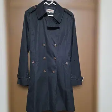 M'GREGOR 네이비 트렌치코트