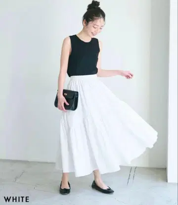 [ 새상품 ] 베이스먼트 온라인 개더 절개 스커트 프리