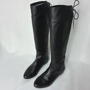 [ 새상품급 ] 히미코 천연 가죽 롱 부츠 24cm 일본제