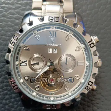 pederner 자동 와인딩 손목시계 투르비옹