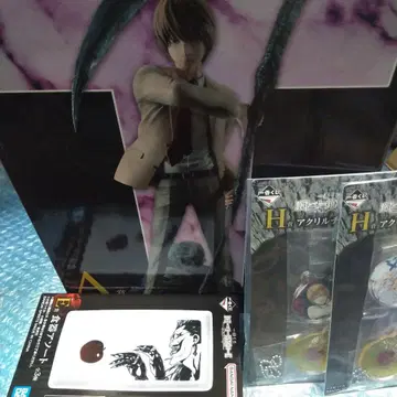 DEATH NOTE 야가미 라이토 피규어 A상 제일복권 E상 H상 2개